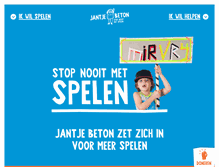 Tablet Screenshot of jantjebeton.nl